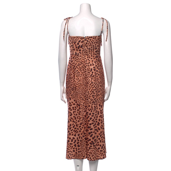Leopard Print Midi Dress - Picture 2 of 2